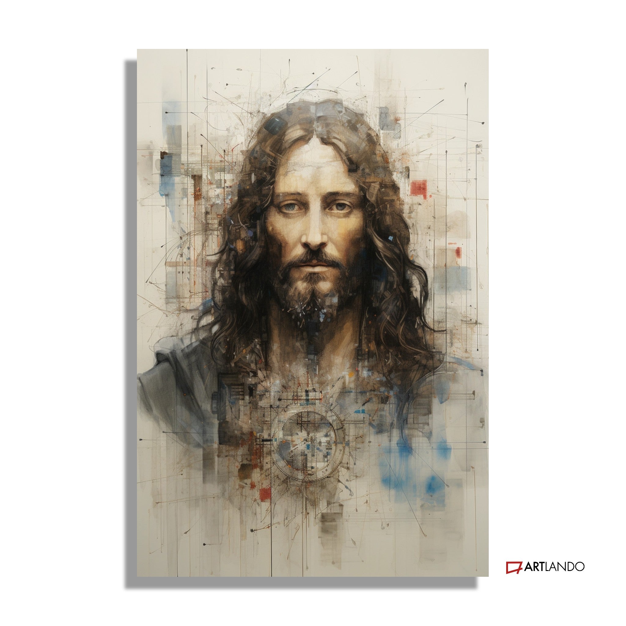 Gemälde von Jesus Christus im da Vinci Stil