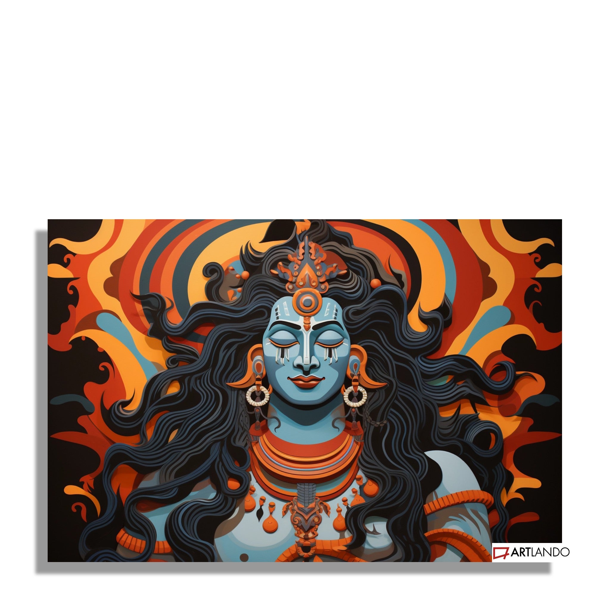 Shiva Portrait - Thota Vaikuntam Stil