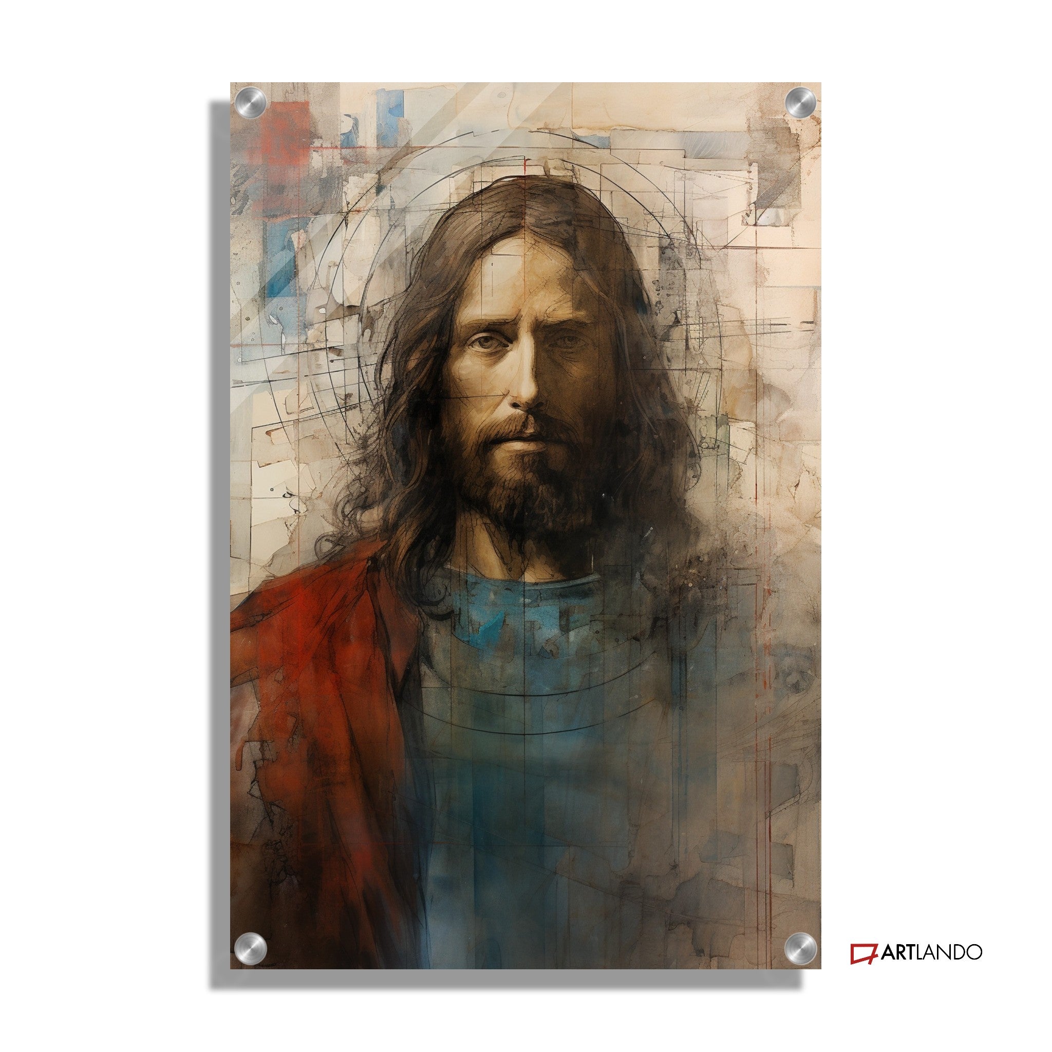 Gemälde von Jesus Christus im da Vinci Stil