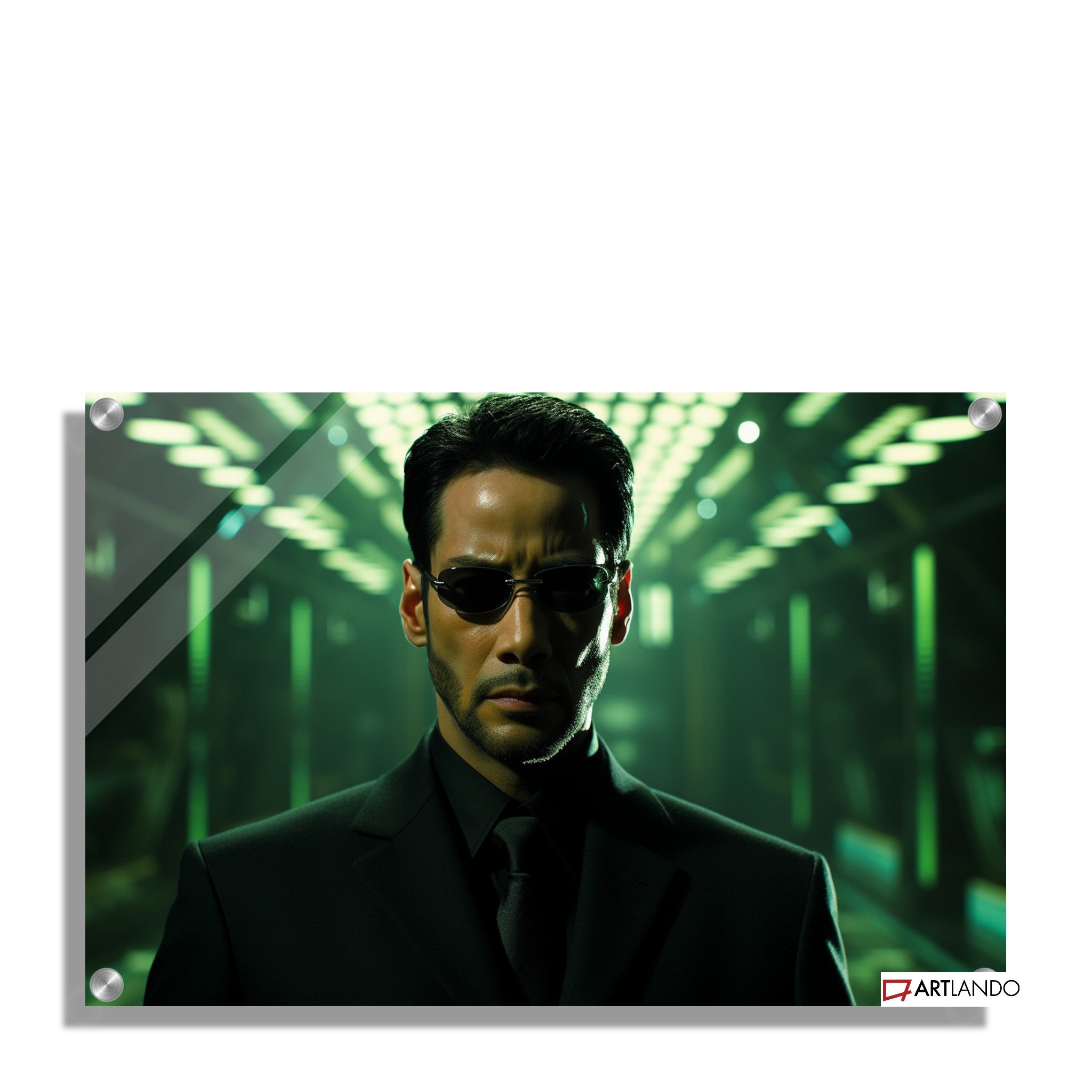 Keanu Reeves in der Matrix