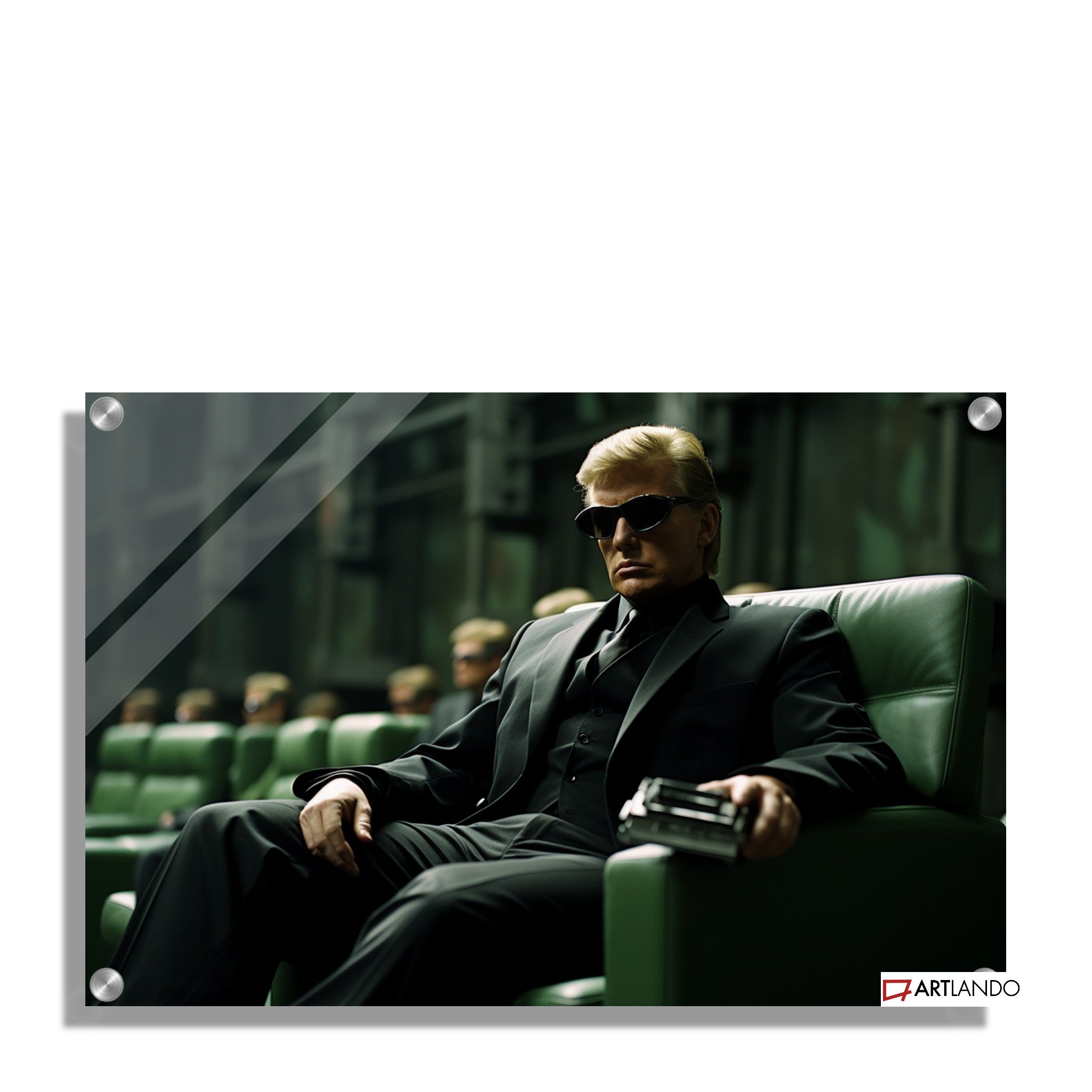 Donald Trump in der Matrix