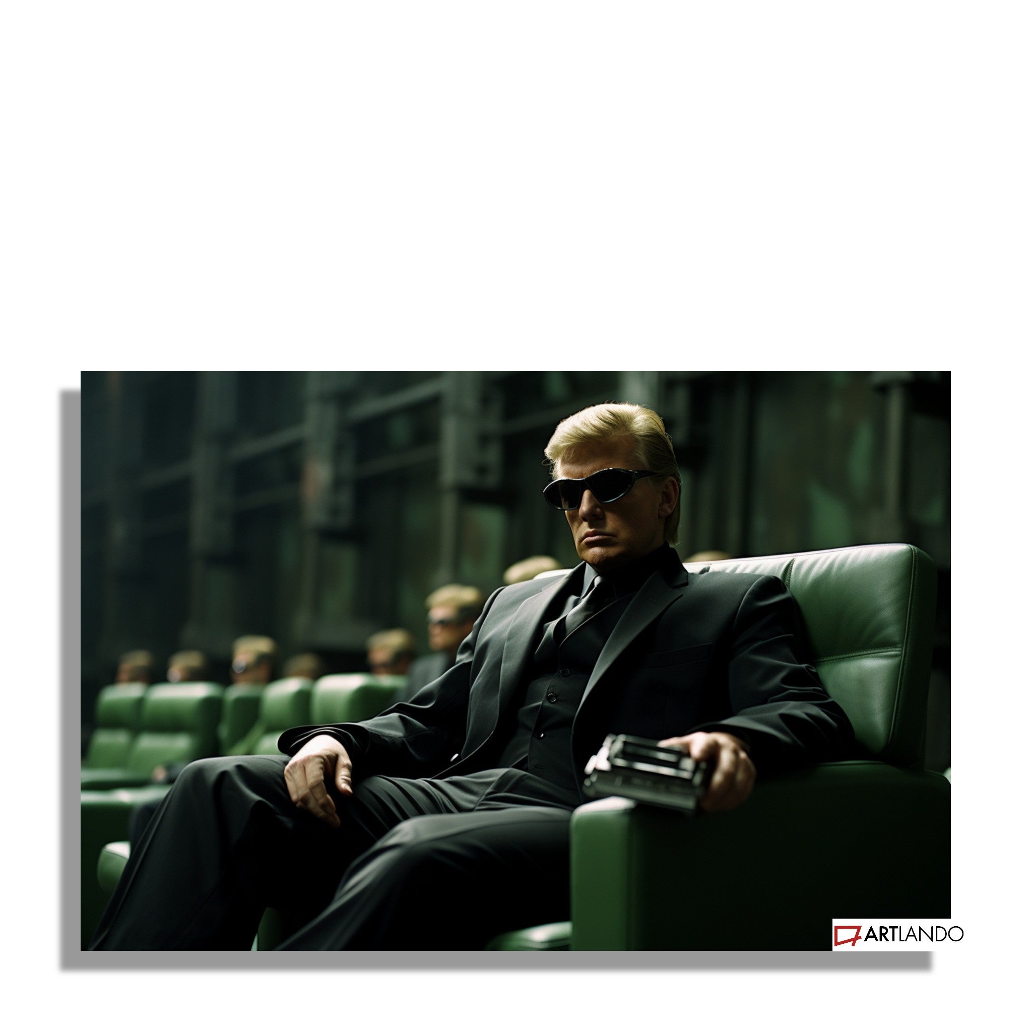 Donald Trump in der Matrix