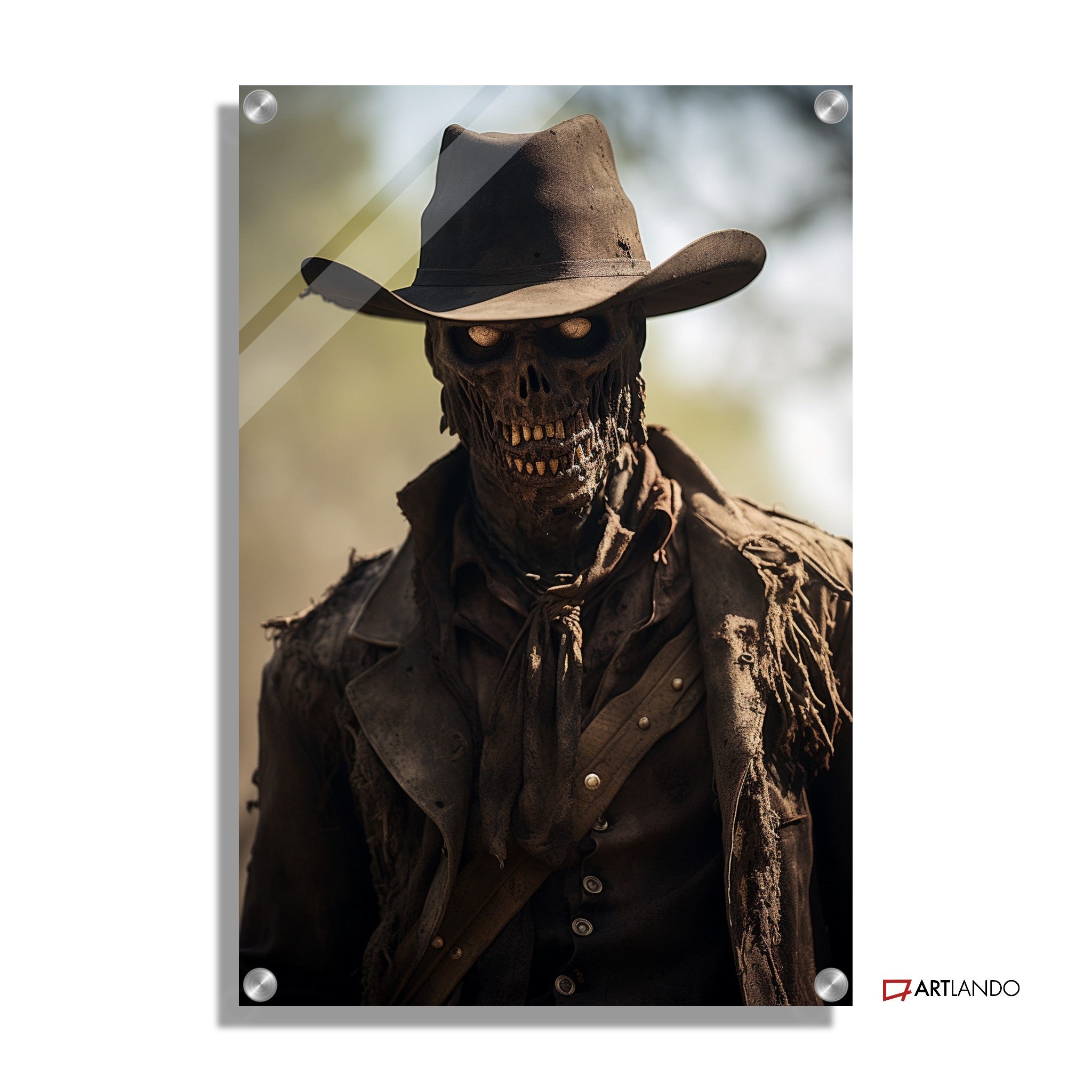 The Walking Dead - Zombie mit Cowboyhut