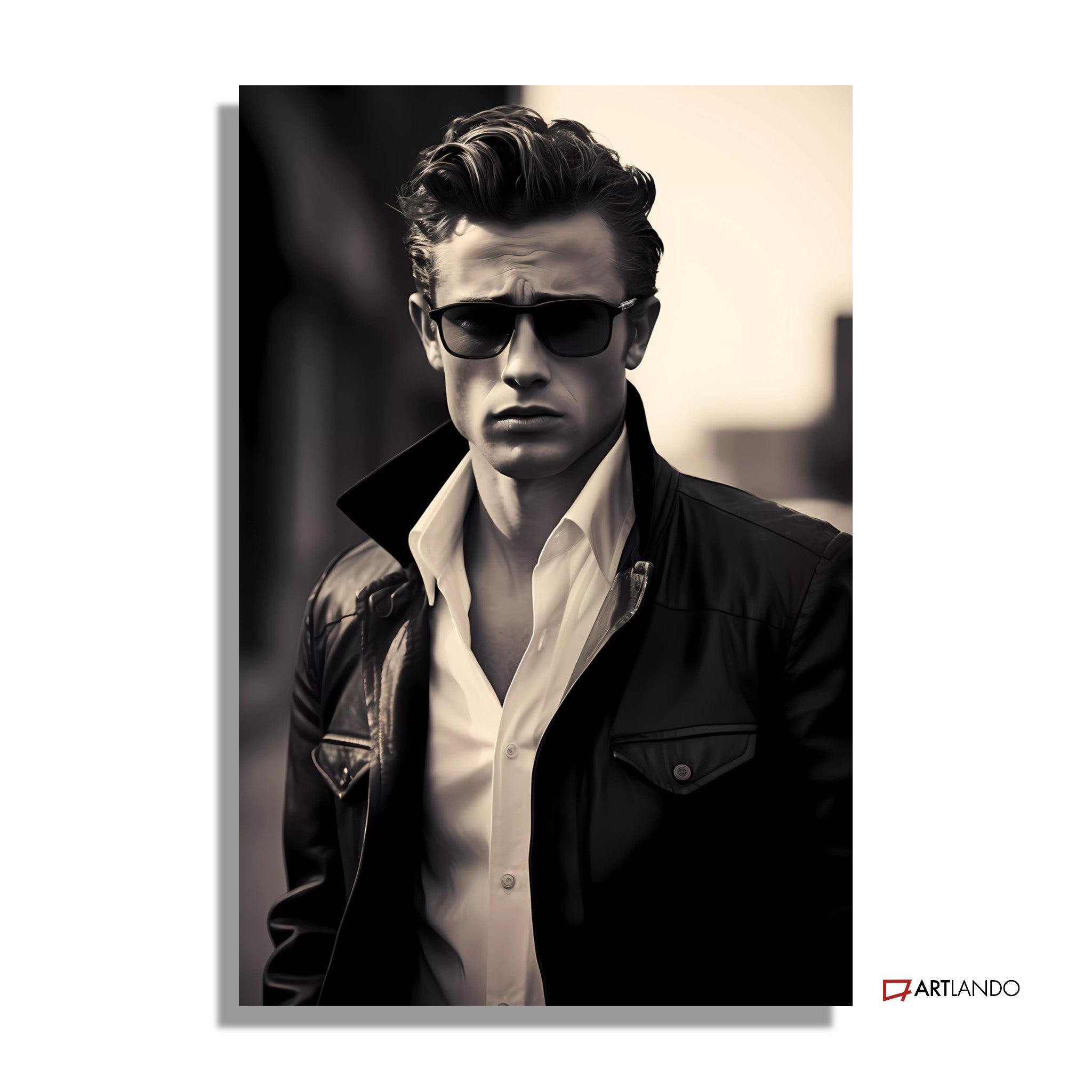 James Dean in klassischer Sepia Wall Art