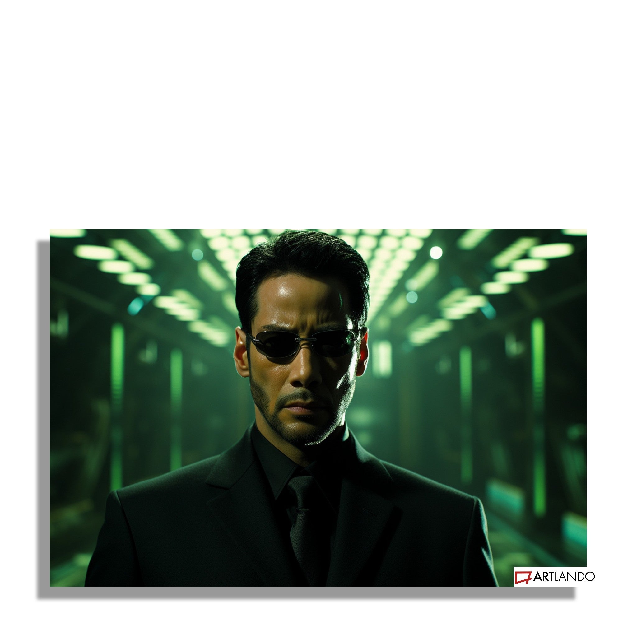 Keanu Reeves in der Matrix