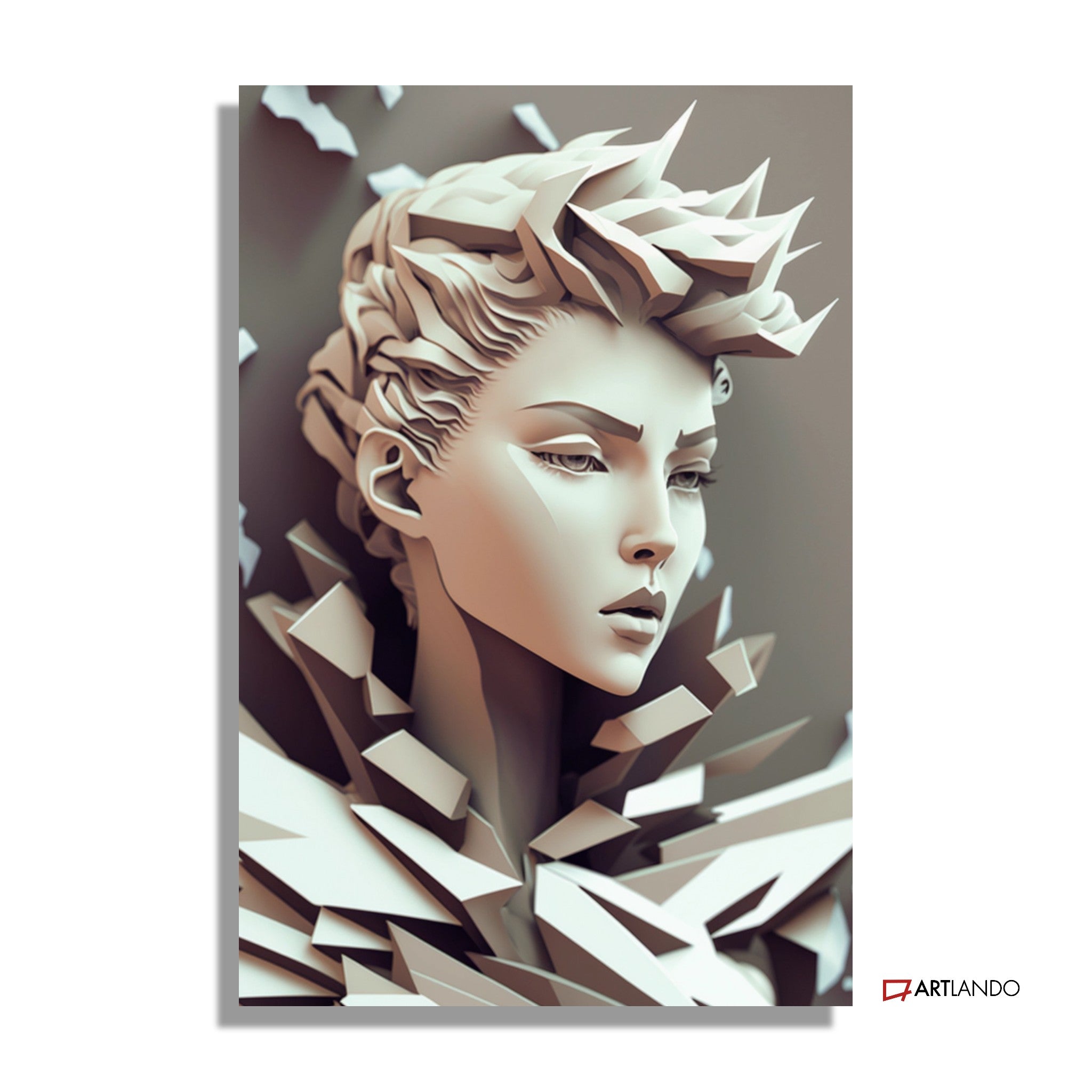 Lady Diana - Multidimensionaler Paperprint