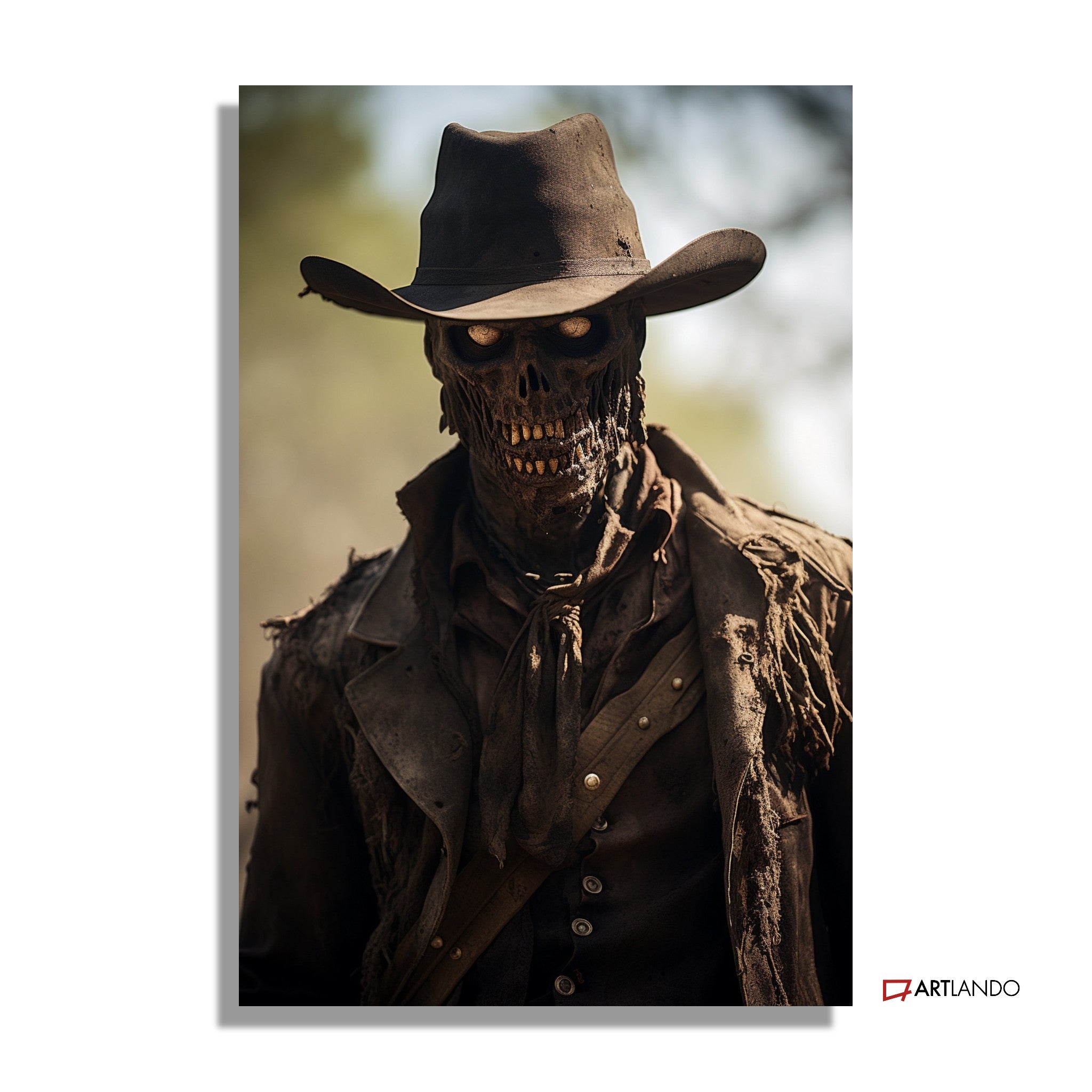 The Walking Dead - Zombie mit Cowboyhut